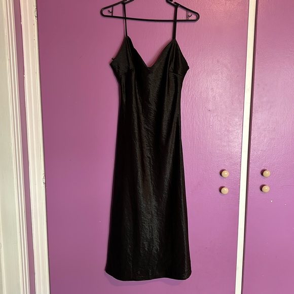 BOOHOO Night Gena Strappy Cowl Neck Slip Dress - Picture 1 of 4